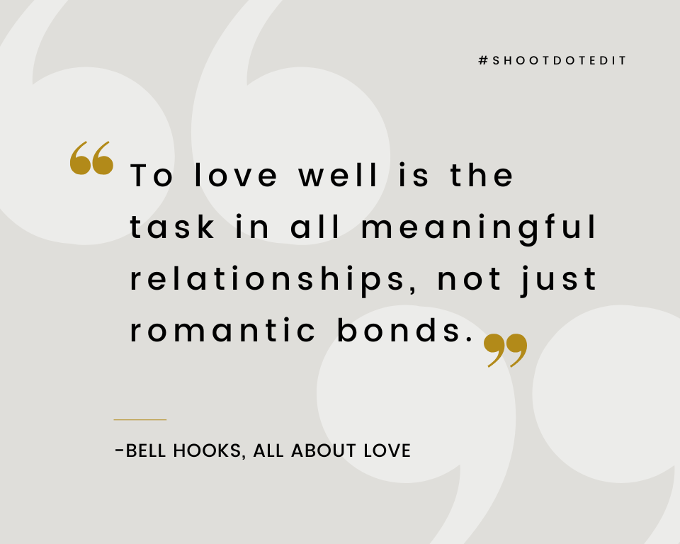 infographic photography quote by Bell Hooks